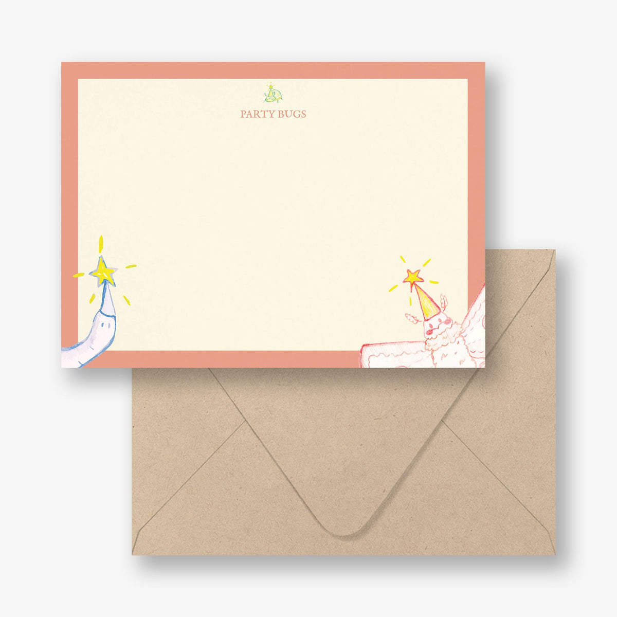 Party Bugs Stationery