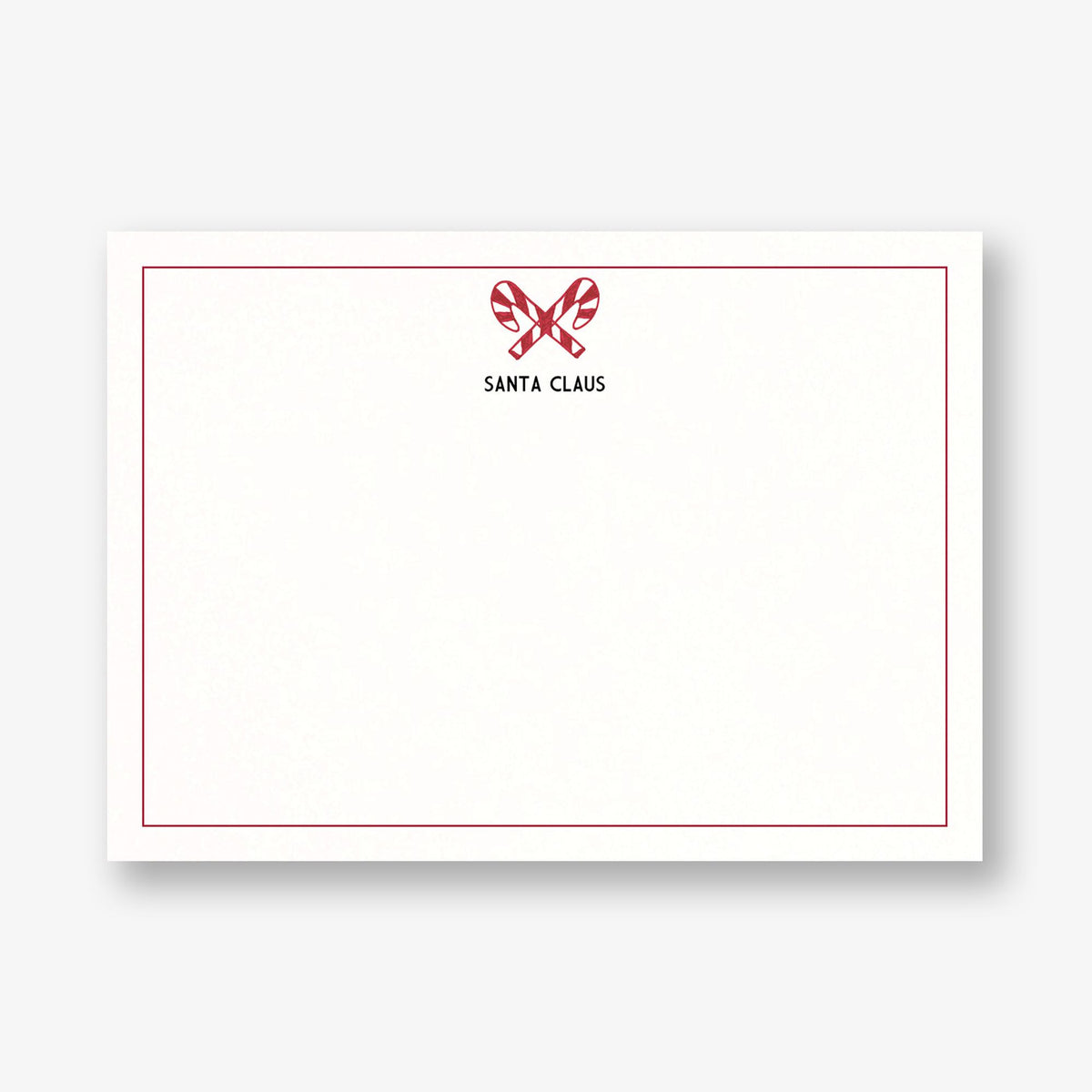 Candy Cane Stationery