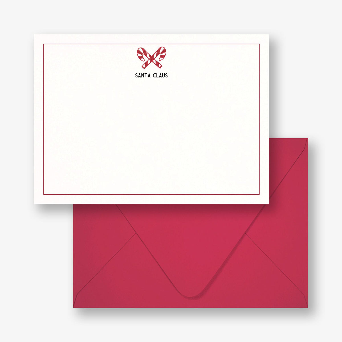 Candy Cane Stationery