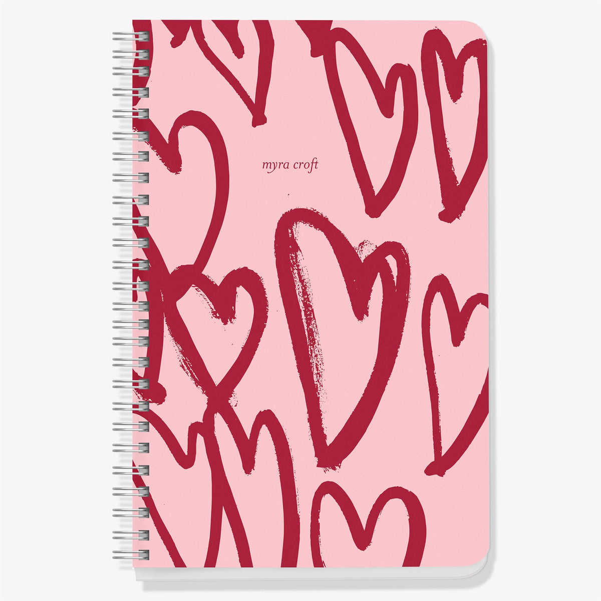 Big Hearts Custom Journal