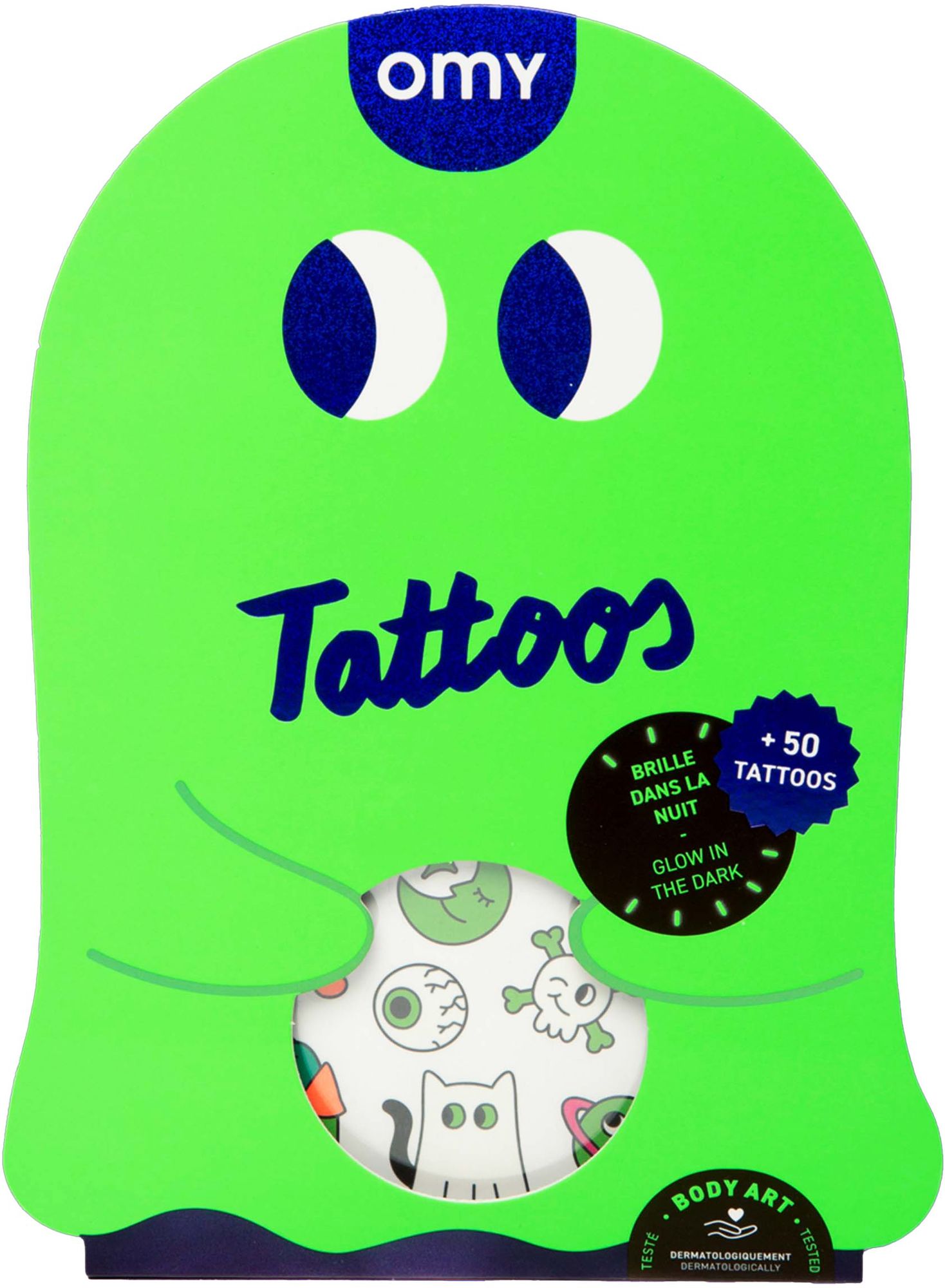 TEMPORARY TATOOS - GLOW IN THE DARK