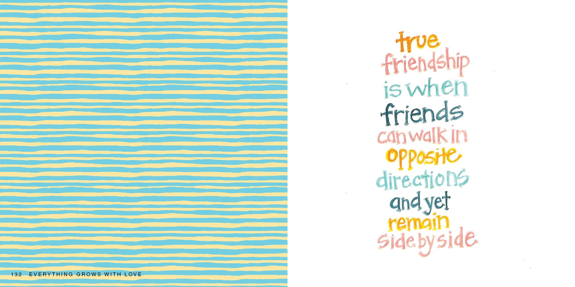 Everything Grows with Love: Beautiful Words, Inspiring Thoughts