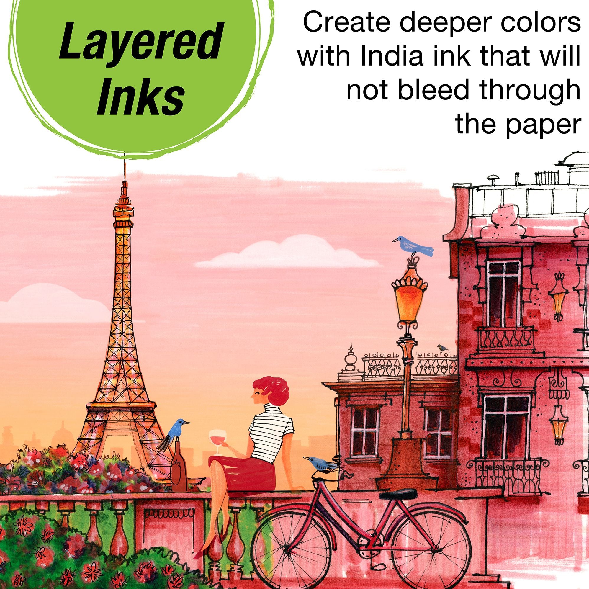 Pitt Artist Pen Limited Edition City Collection - Paris