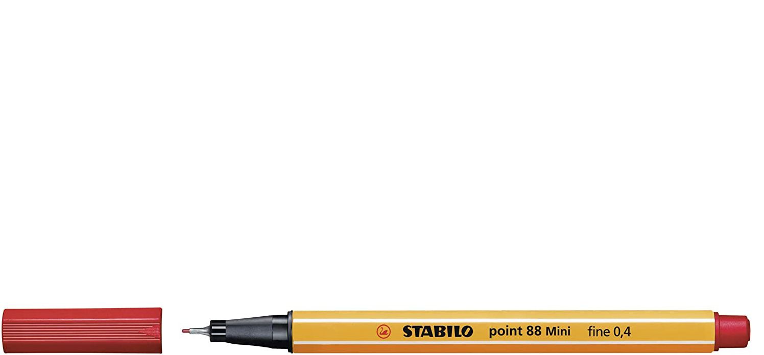 STABILO POINT 88 FINELINER MINI 8 PIECE WALLET