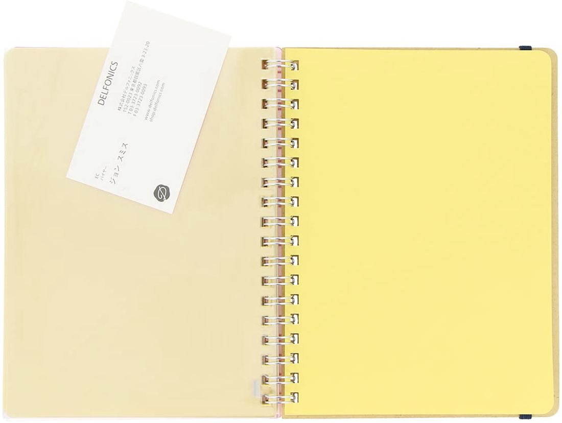 Delfonics CLEAR Blue Large Rollbahn Notebook