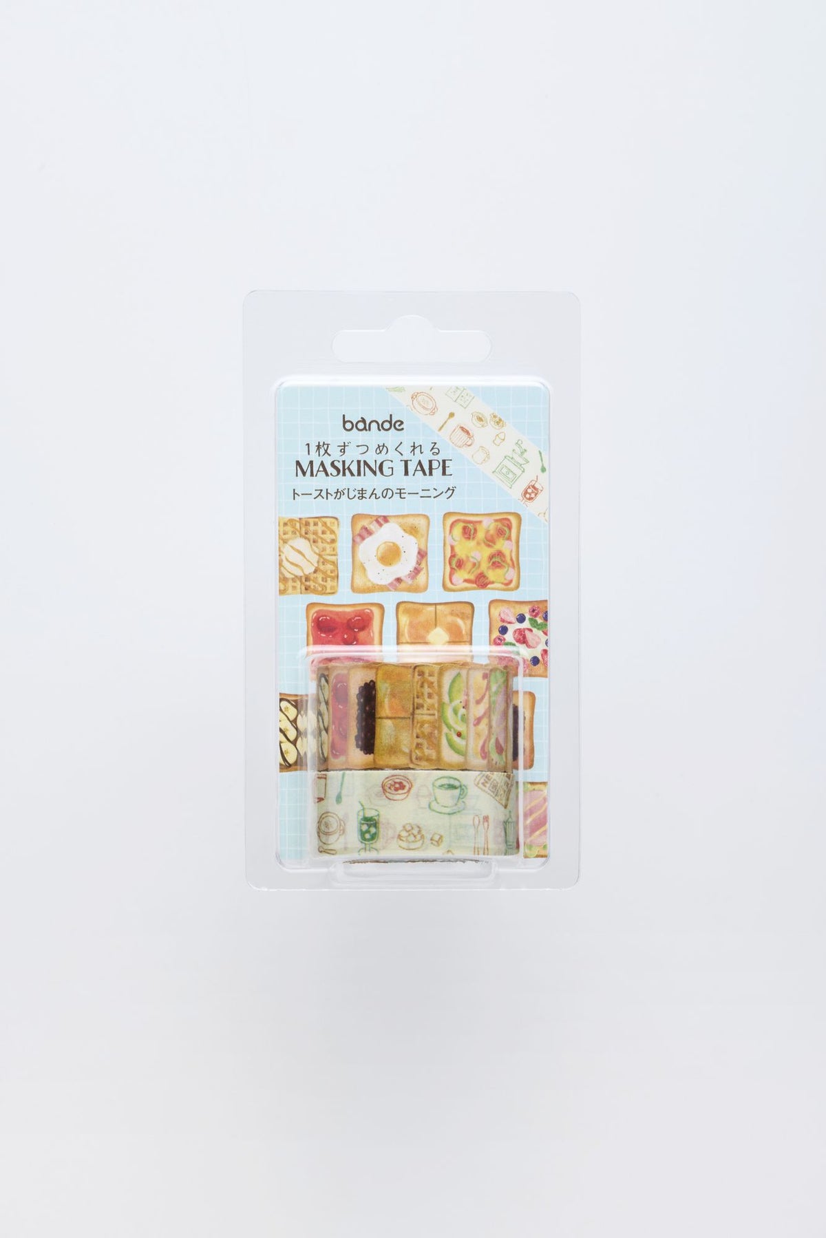 Bande Washi Tape Sticker Roll - Morning Toast