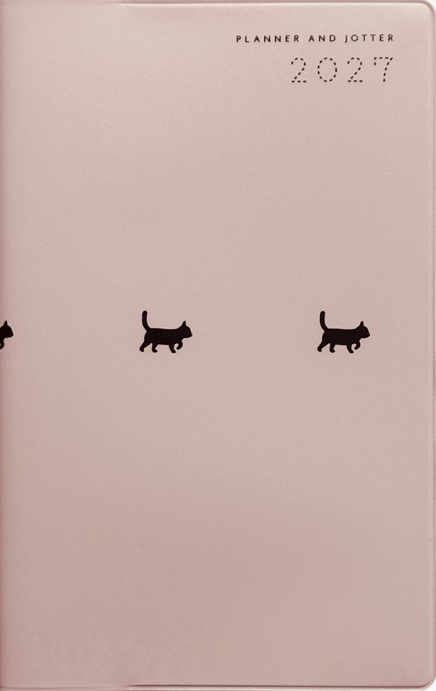 2027 Matoka Compact Monthly Diary Viisi Cat