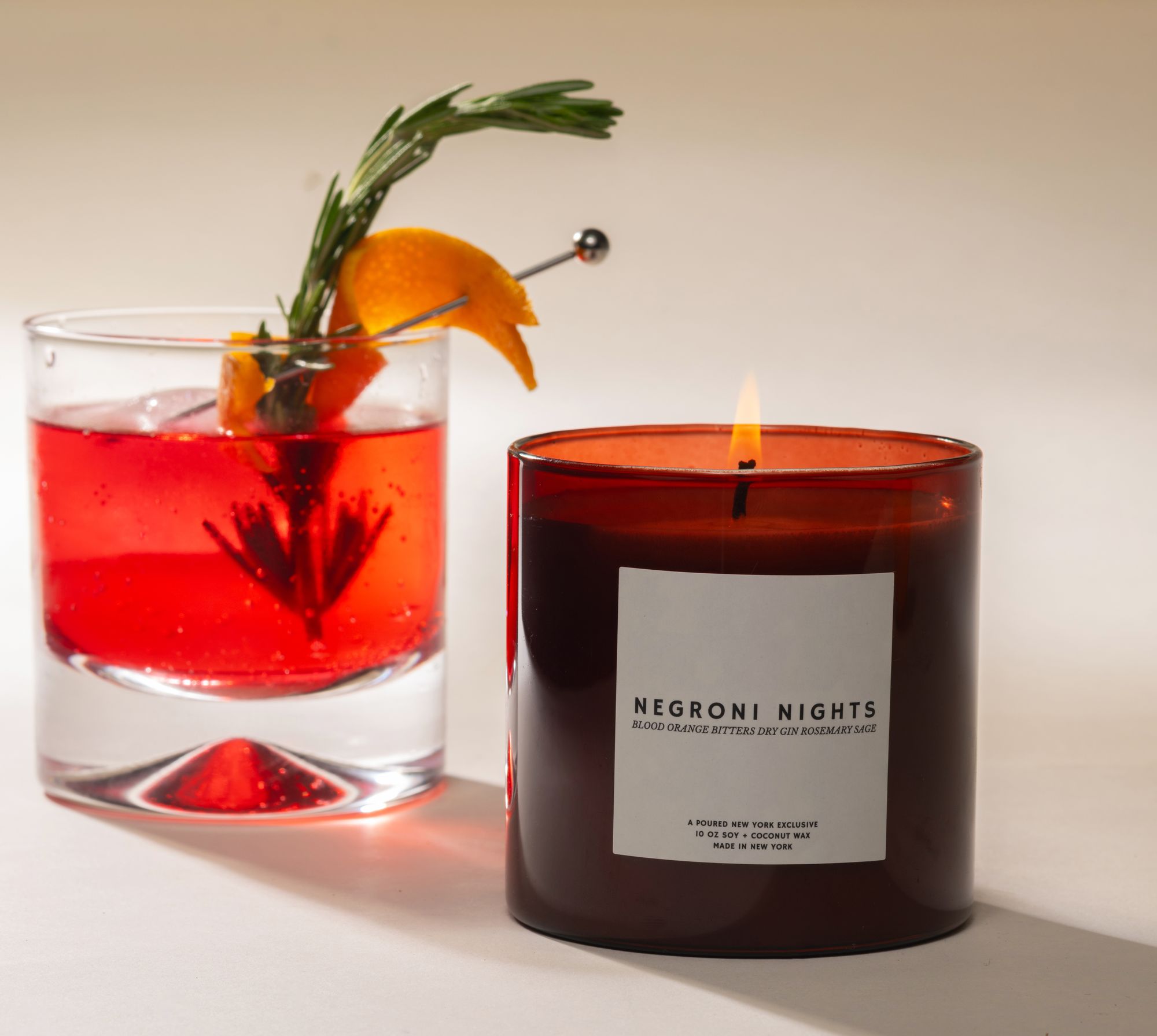 Negroni Nights 10OZ Soy + Coconut Wax Candle