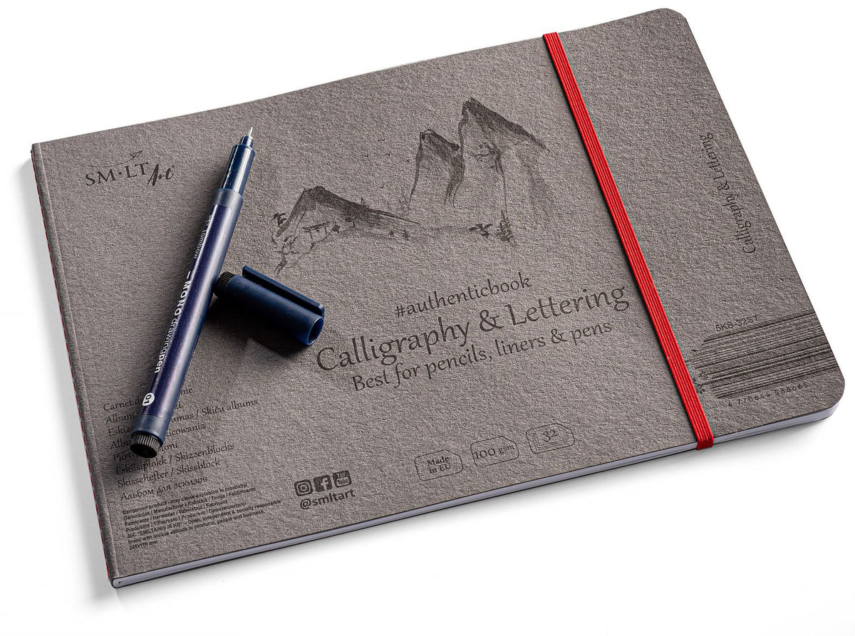 Authentic Stitched Horizontal Calligraphy Pad
