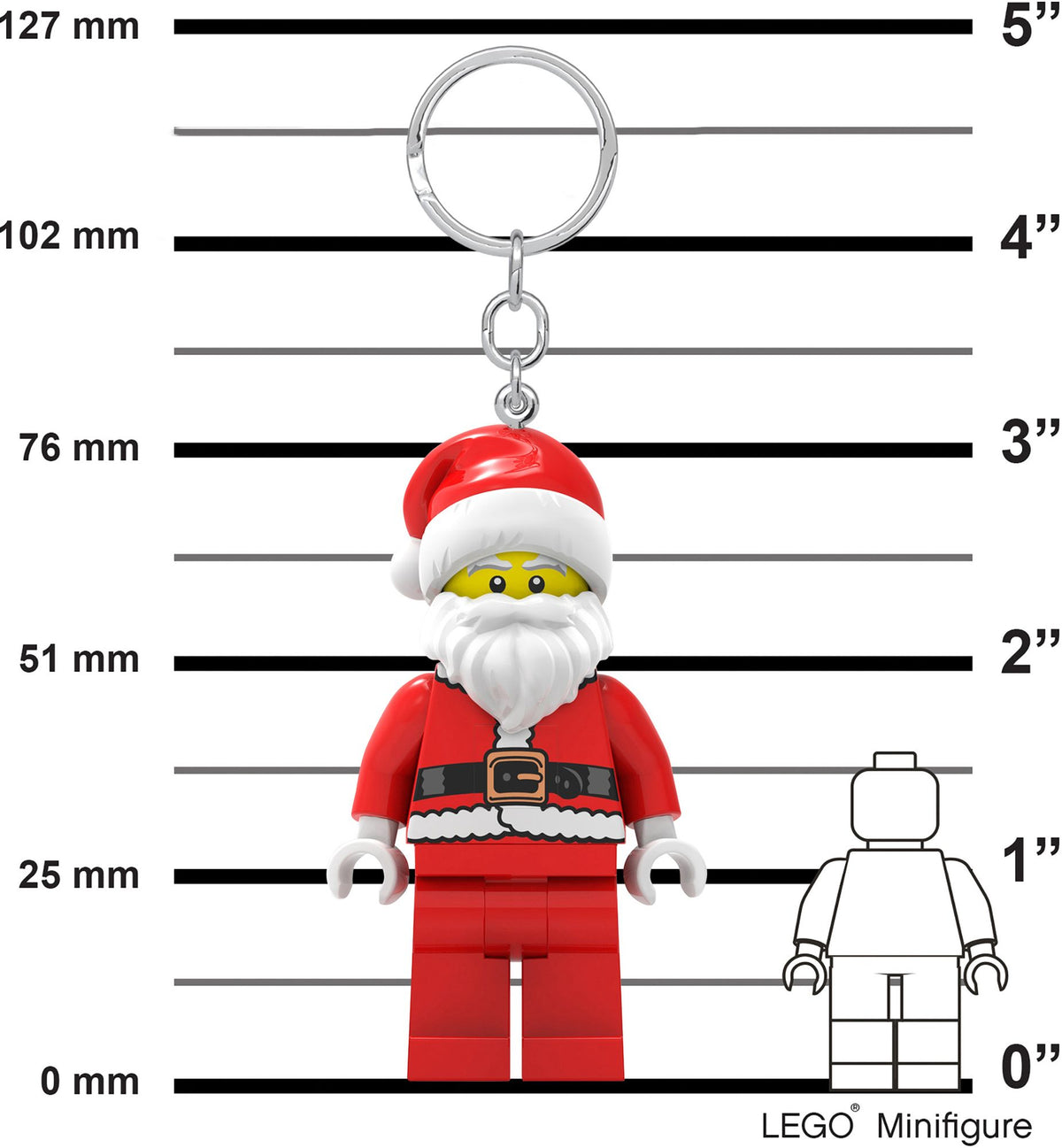 LEGO Minifigures Keychain Light Santa