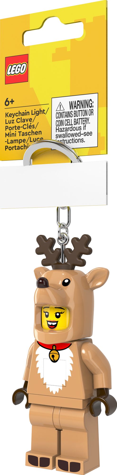 LEGO Minifigures Keychain Light Reindeer Costume
