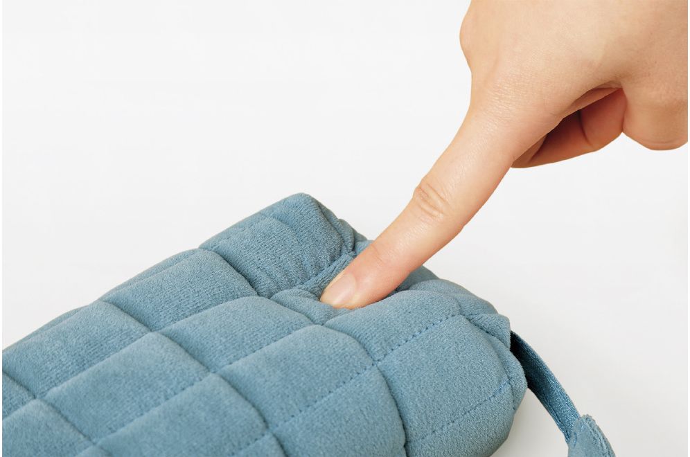 MOCOCO PILLOW PEN CASE BLUE