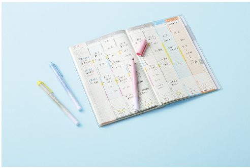 2027 Kokuyo Jibun Techno First Kit Pink A5 Slim