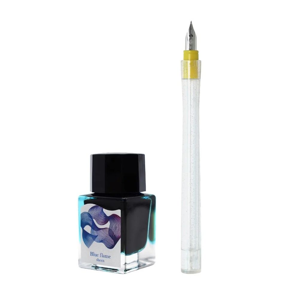 Sailor Hocoro Dip Pen and Dipton Ink set ¿ Blue Flame
