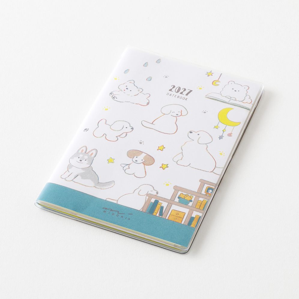 2027 Midori Pocket Diary Mini Dog