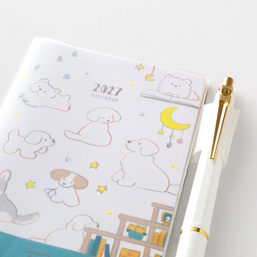 2027 Midori Pocket Diary Mini Dog