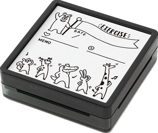 Midori Paintable Stamp - Pre-inked Exercise | Paper Source