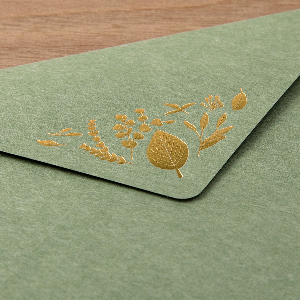Midori Leaves Letter Writing Set