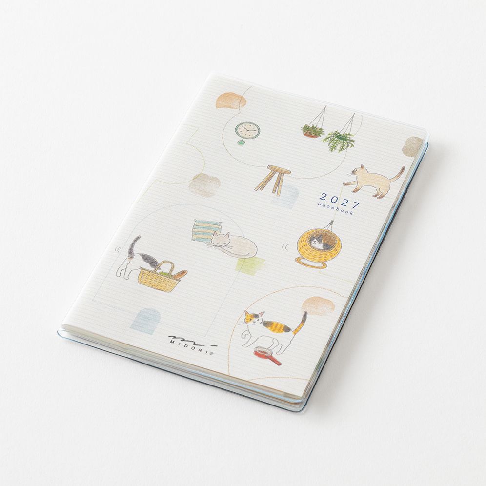 2027 NB Desktop Calendar Cat