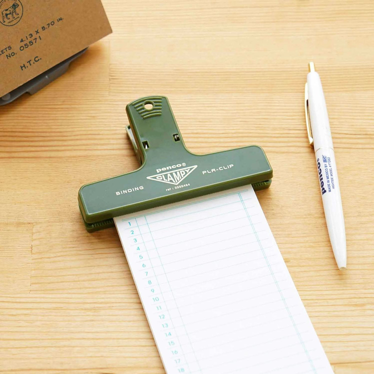 Plastic Clampy Clip (Penco) Khaki