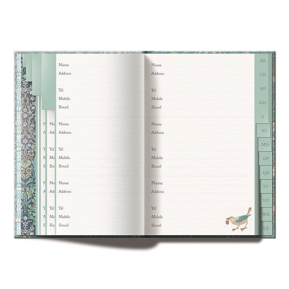 Morris & Co. Strawberry Thief Address Book