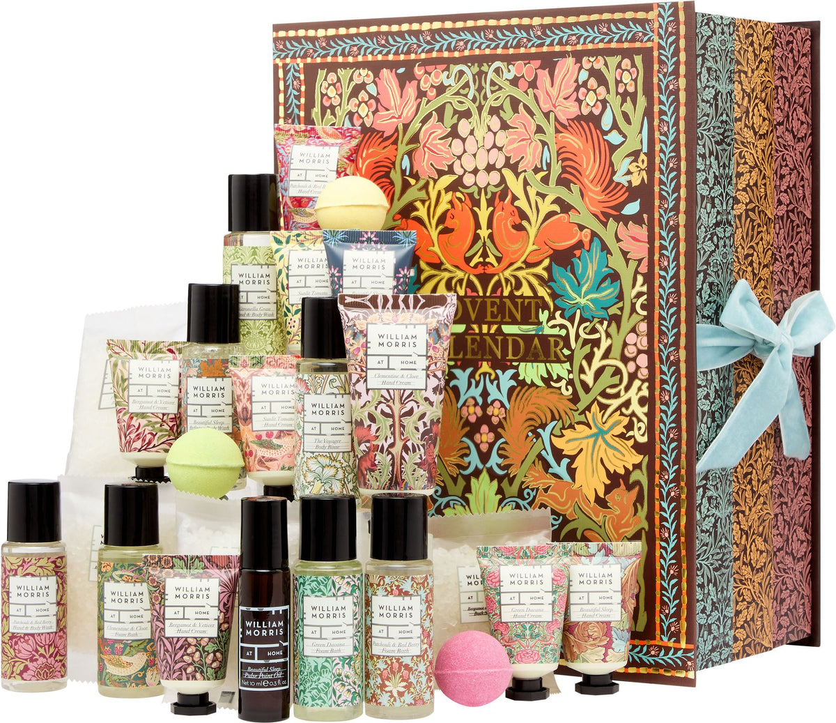 William Morris At Home Oak & Willow Advent Calendar (Contains 24 Bath & Body Products)