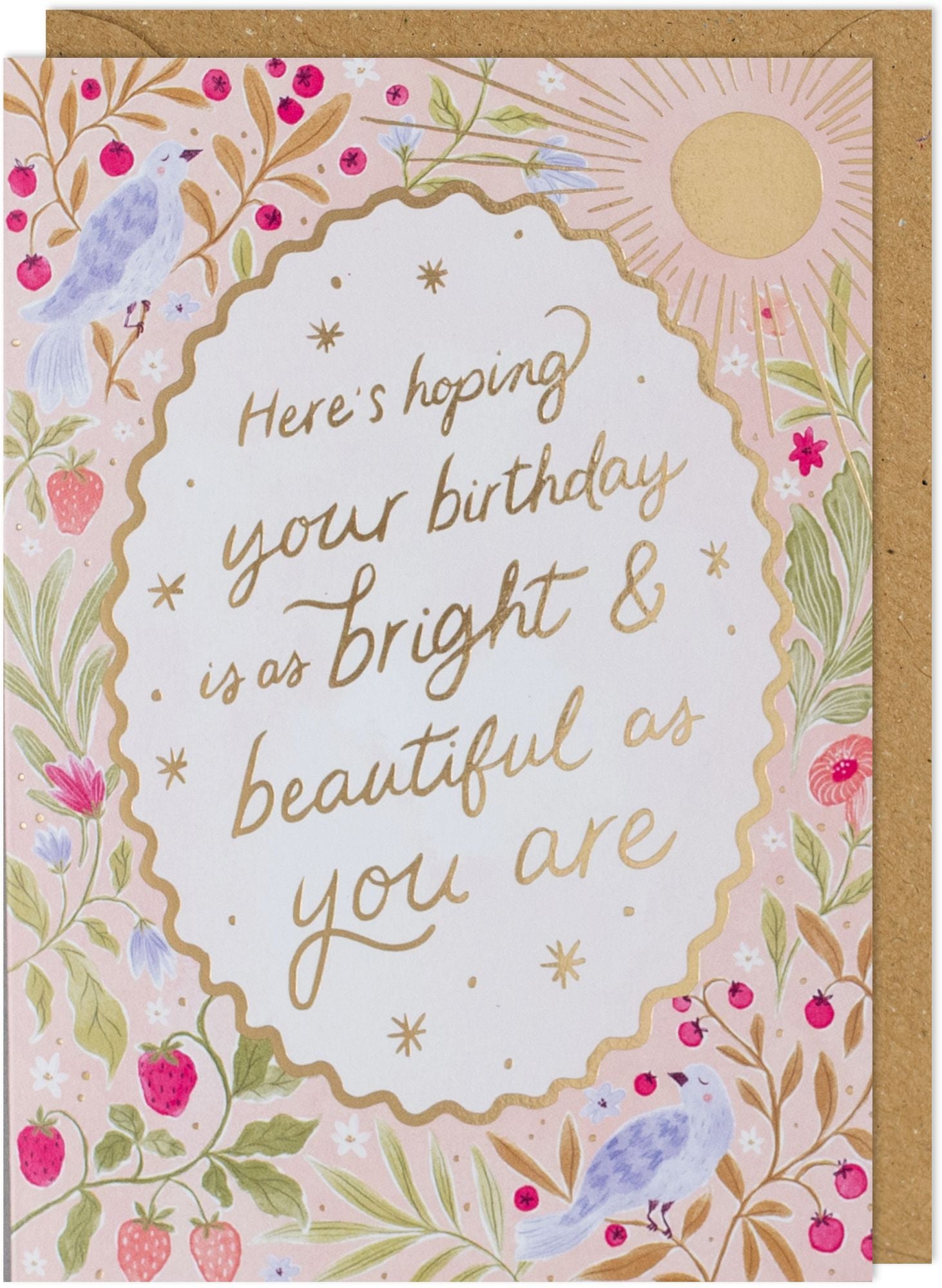 Bright and Beautiful Birthday Card