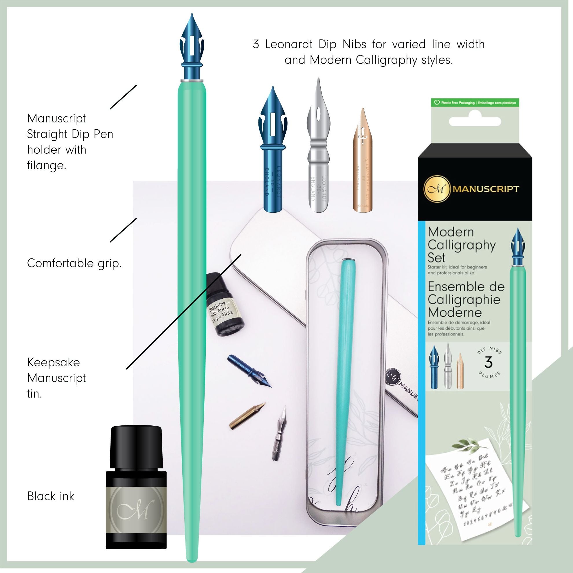 Manuscript Modern Calligraphy Set