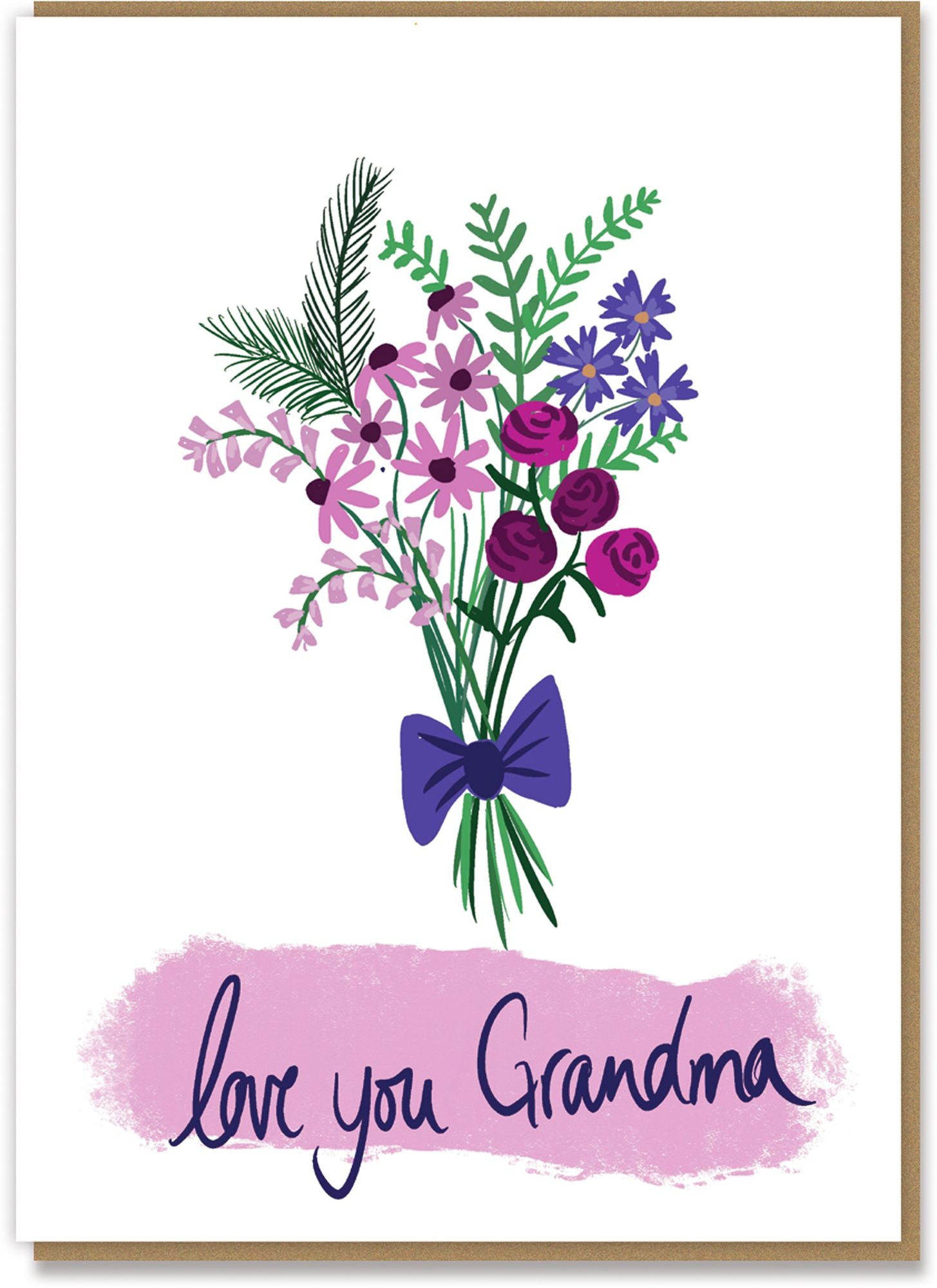 Mothers Day Greeting Card Love You Grandma