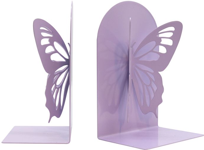 Metal Butterfly Bookends