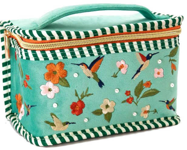 Hummingbird Makeup Bag