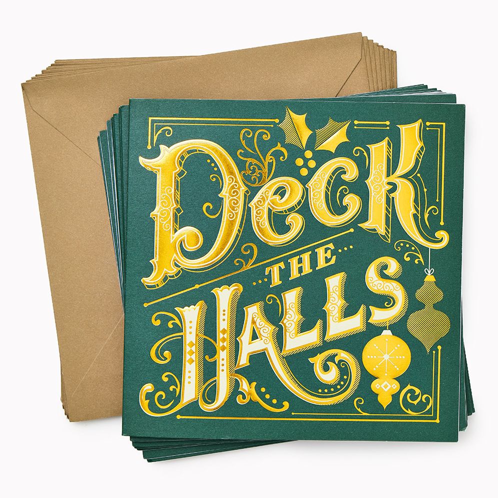 Deck The Halls Tin Boxed Cards