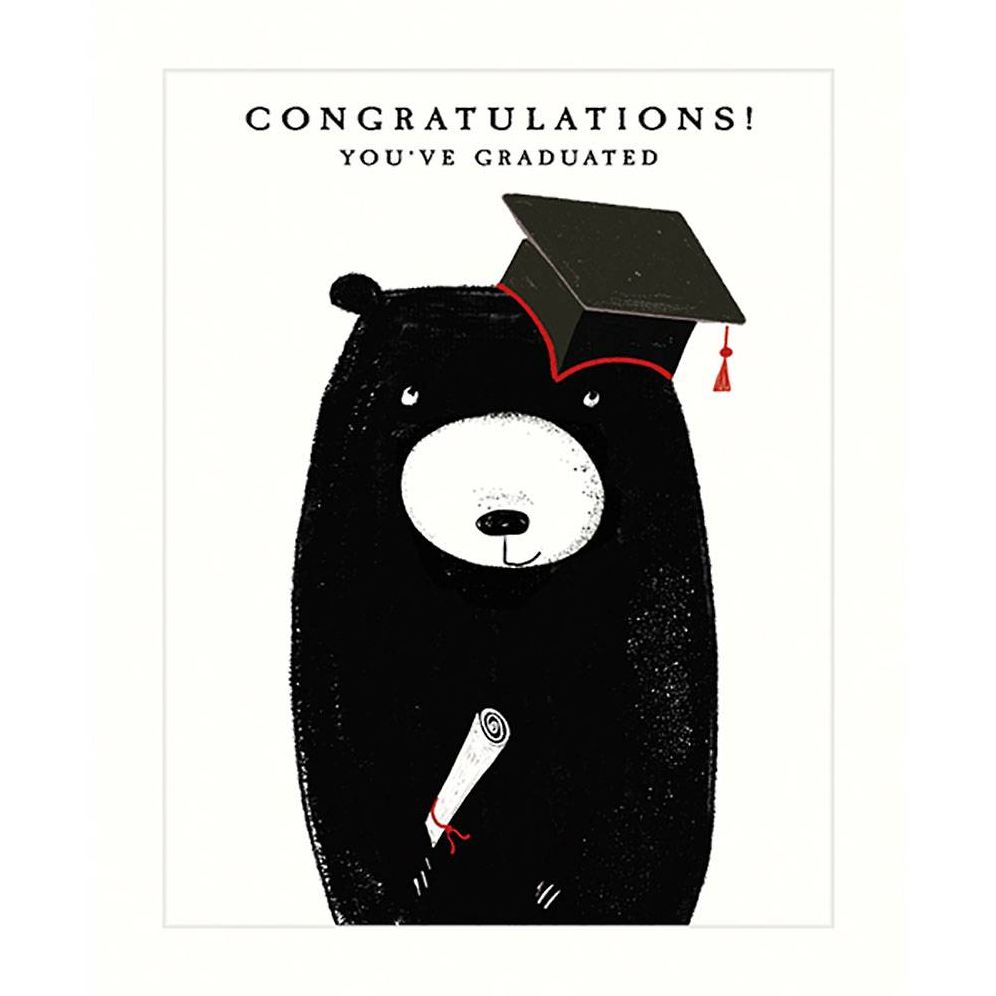 Bear Graduation Card | Paper Source