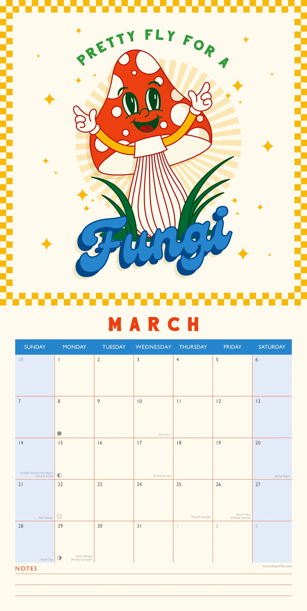 2027 Rise 'N Grind Wall Calendar