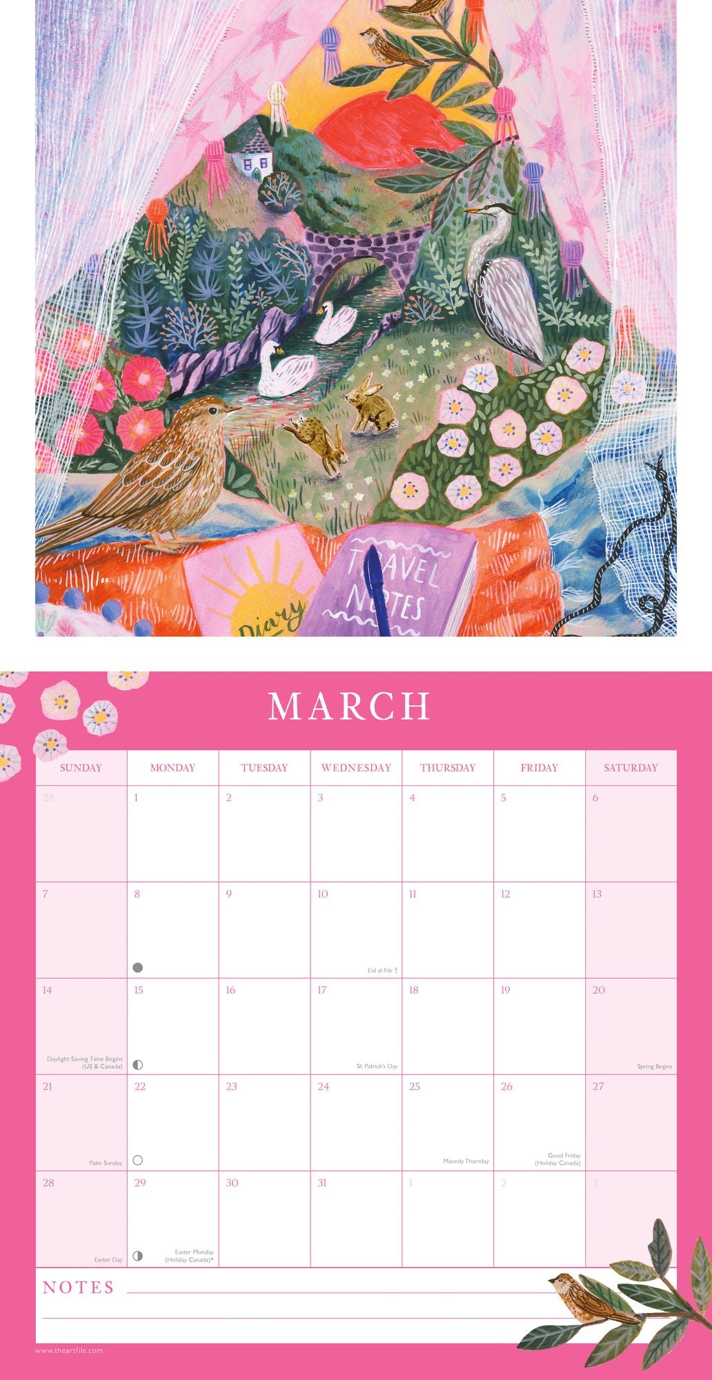 2027 Wanderlust Wall Calendar