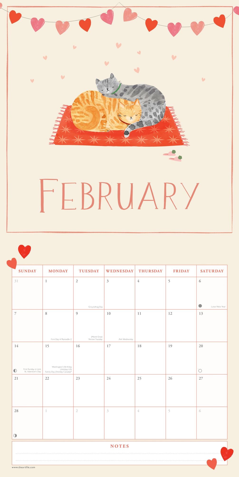 2027 It's a Cat's Life Wall Calendar