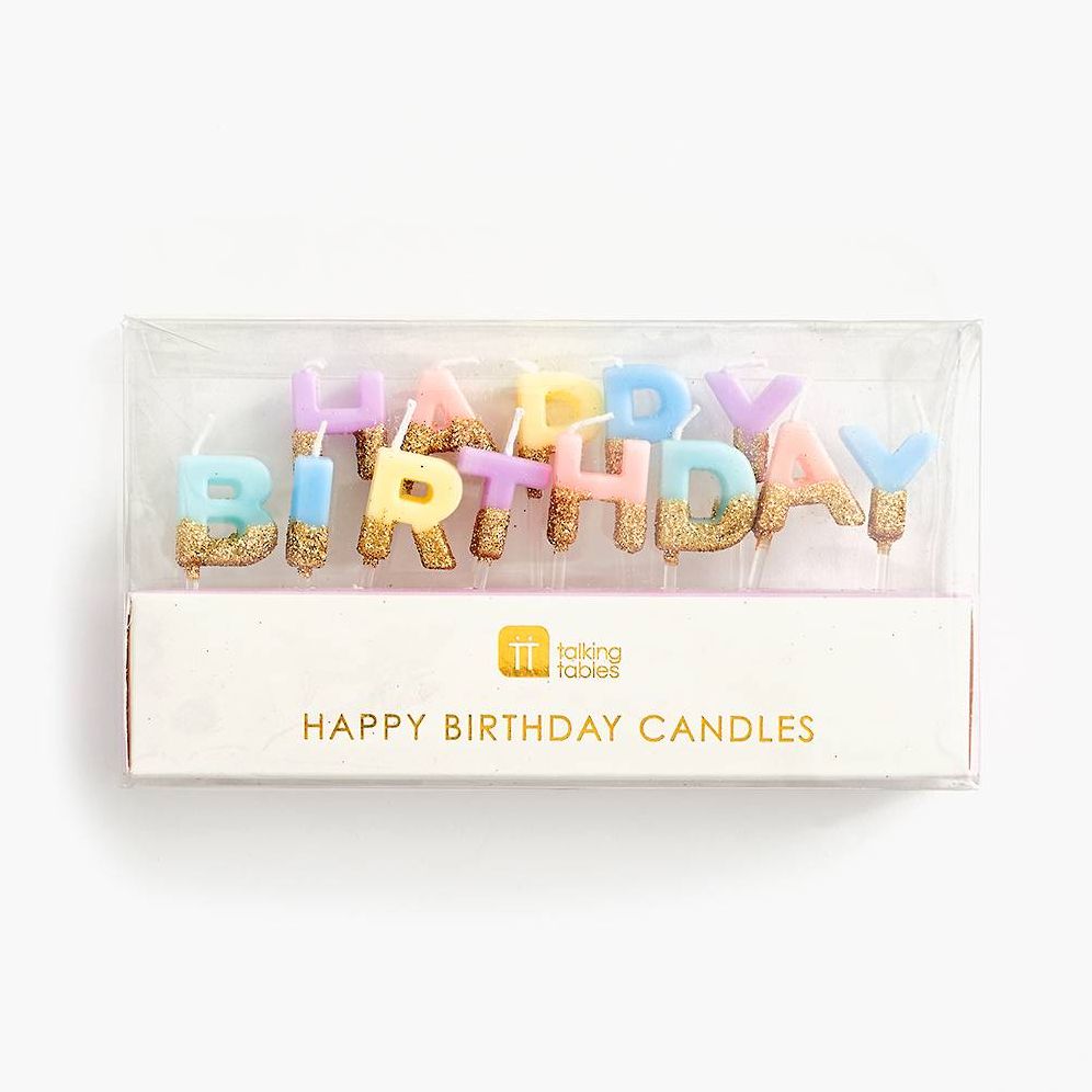 Happy Birthday Glitter Candles