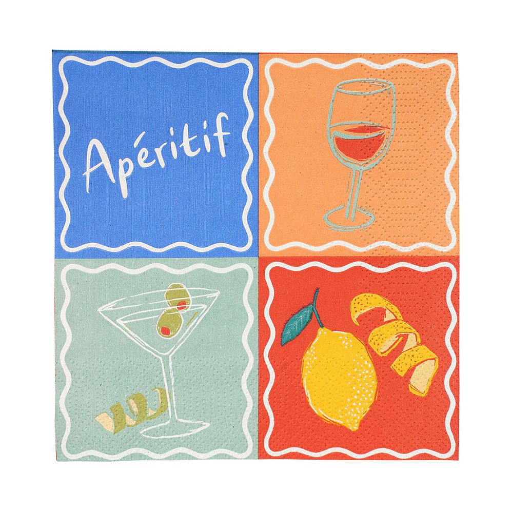 Bon Appetit Cocktail Napkins