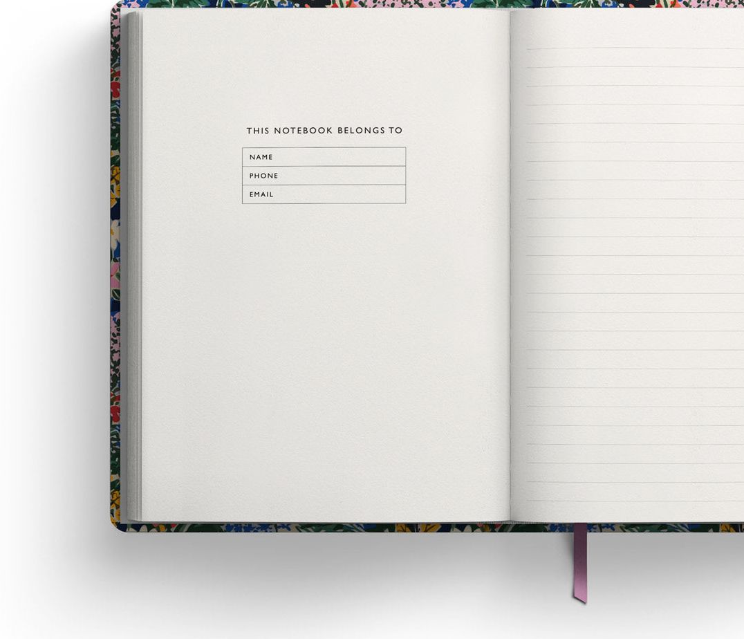 Kaleido Marsh Daisies Hardback Notebook