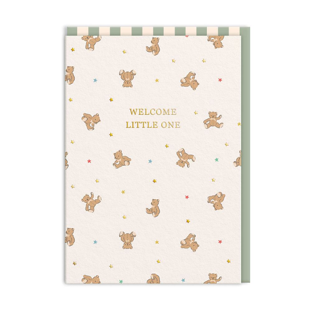Welcome Little One Bears Baby Card