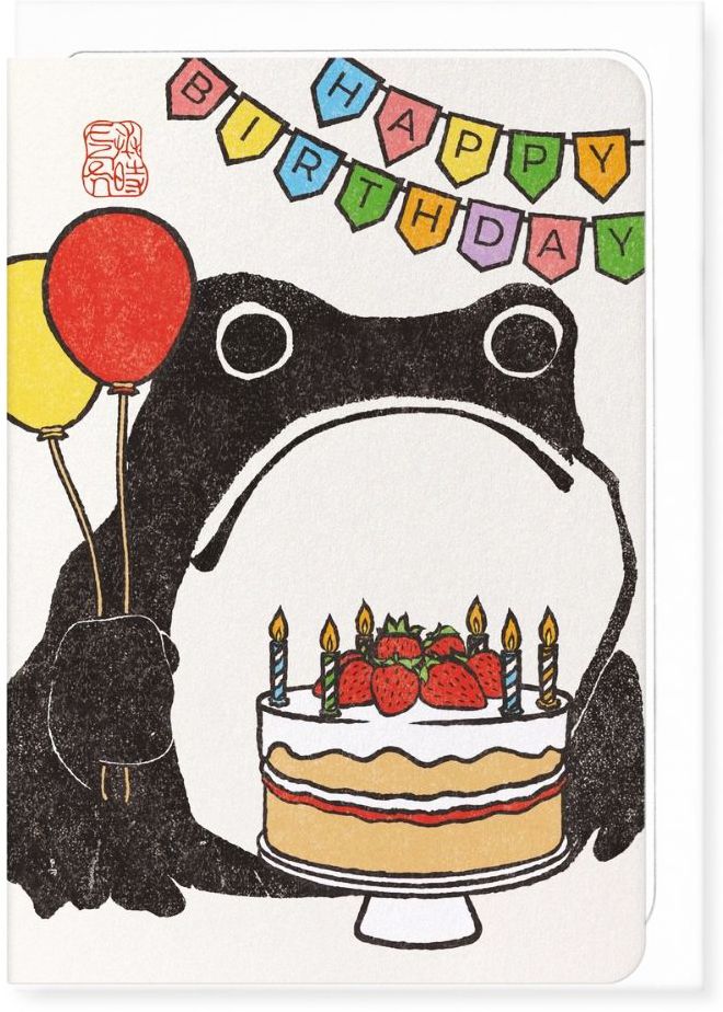 Celebration Ezen Frog Birthday Card