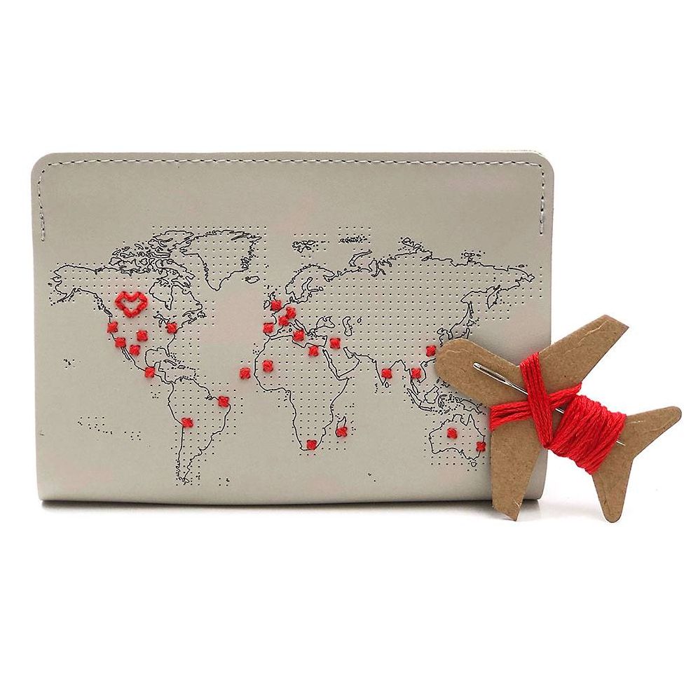 Stitch Your Travels Passport Cover