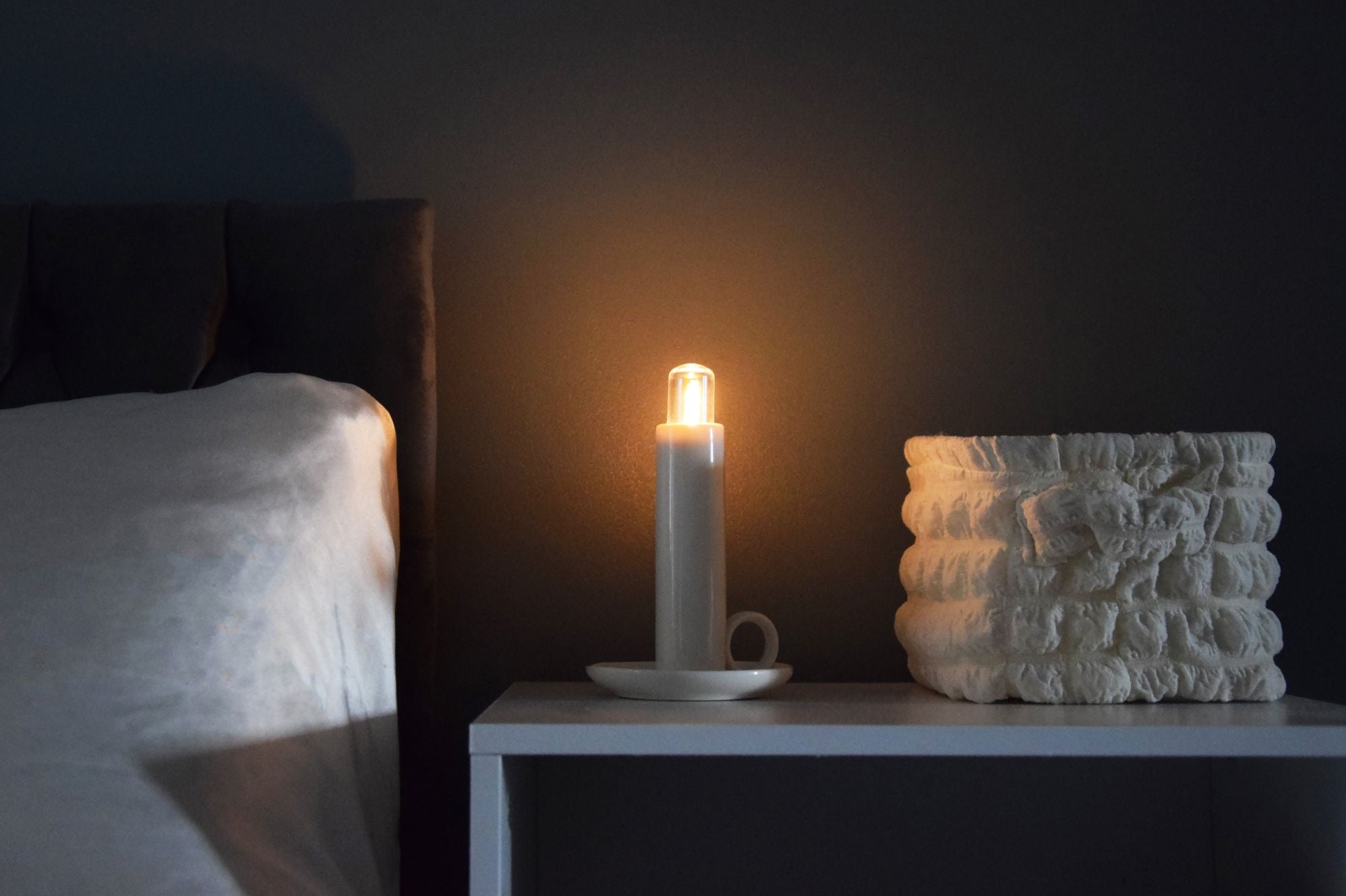 Ceramic Candle Night Light