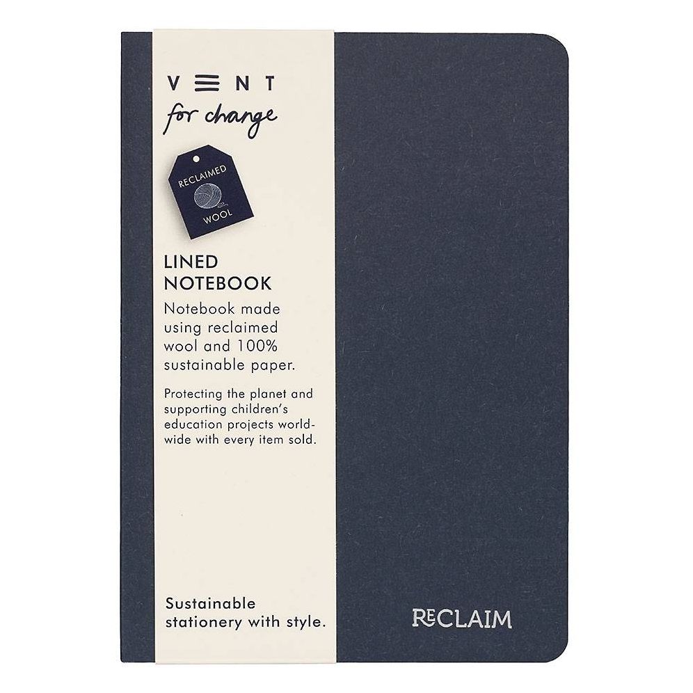 Reclaim Blue Wool Recycled Notebook