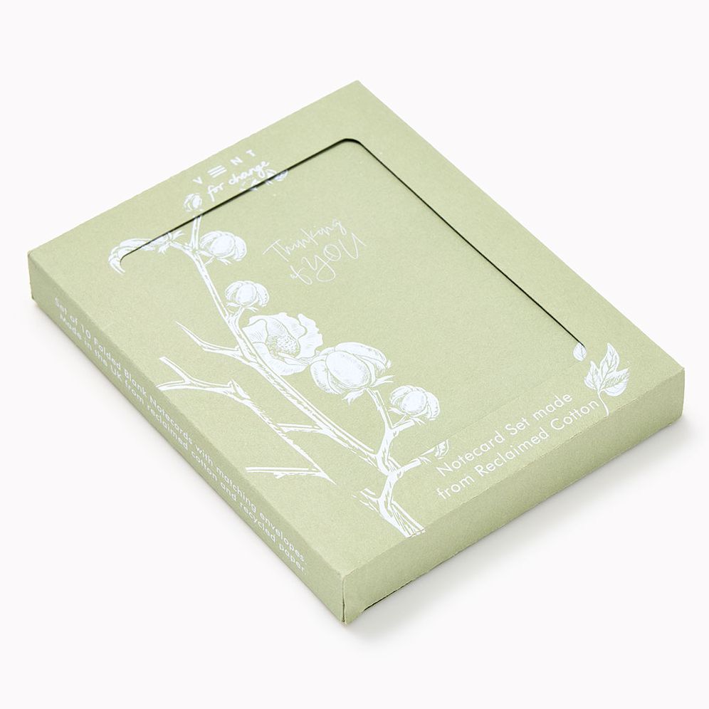VENT for Change Reclaimed Cotton Paper Notecard Set