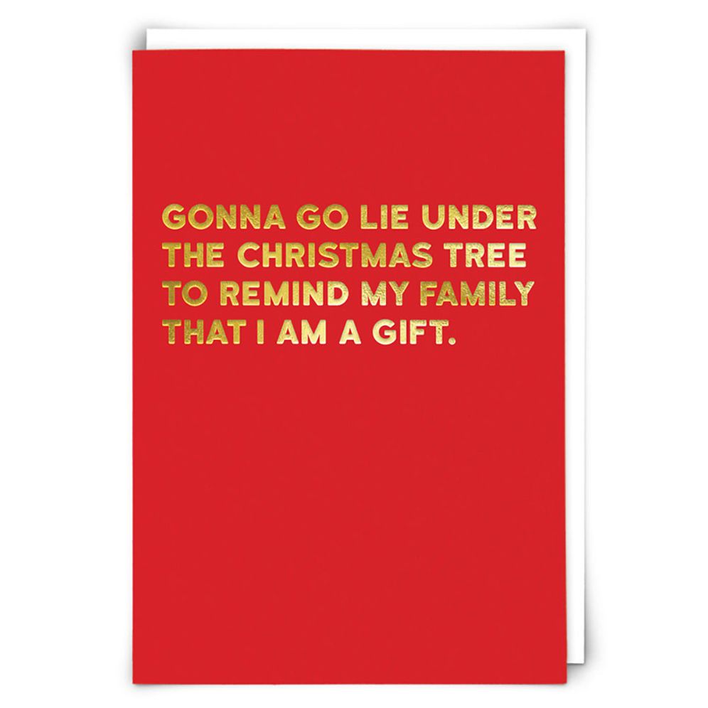 Im A Gift Christmas Card