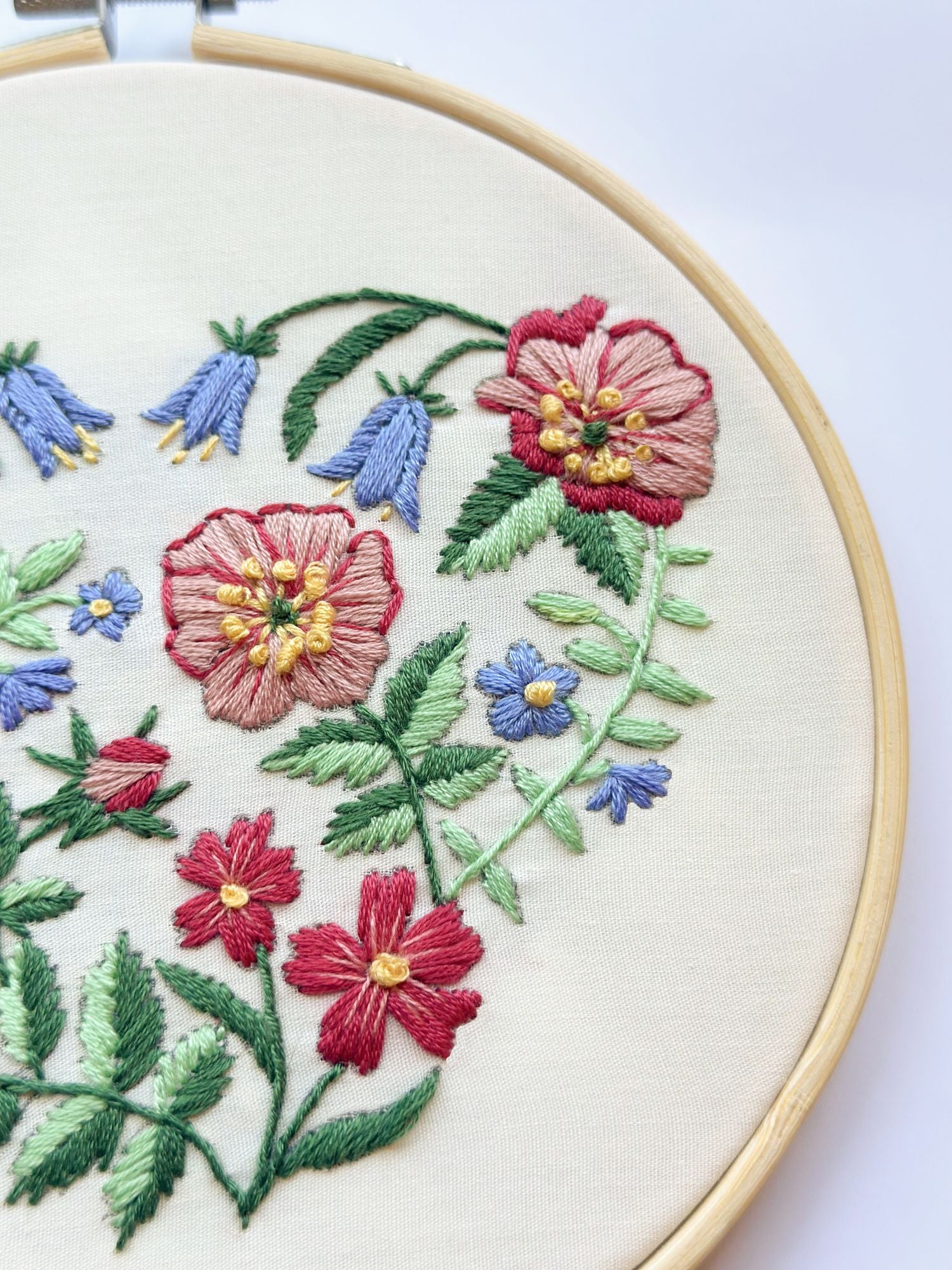 MakeBox & Co. Wild at Heart Embroidery Kit 6 inch | Paper Source