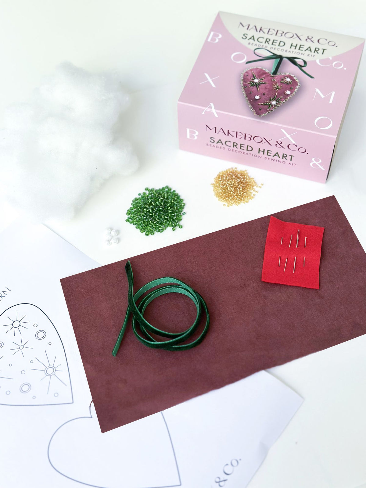 MakeBox & Co The Velvet Heart Ornament