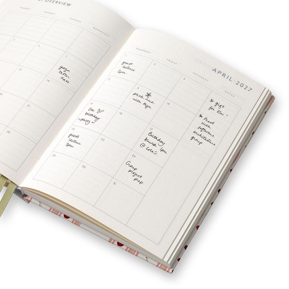 2026-2027 Papier A5 Academic Planner Berry Dream
