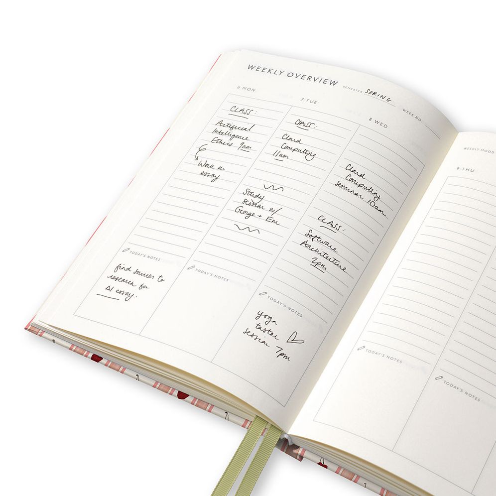 2026-2027 Papier A5 Academic Planner Berry Dream